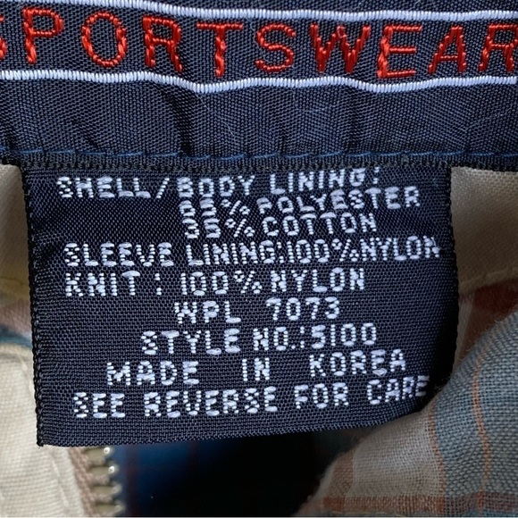 Vintage Par Four Members Only Jacket Plaid Lined Men’s Size XL Tall - Picture 4 of 6